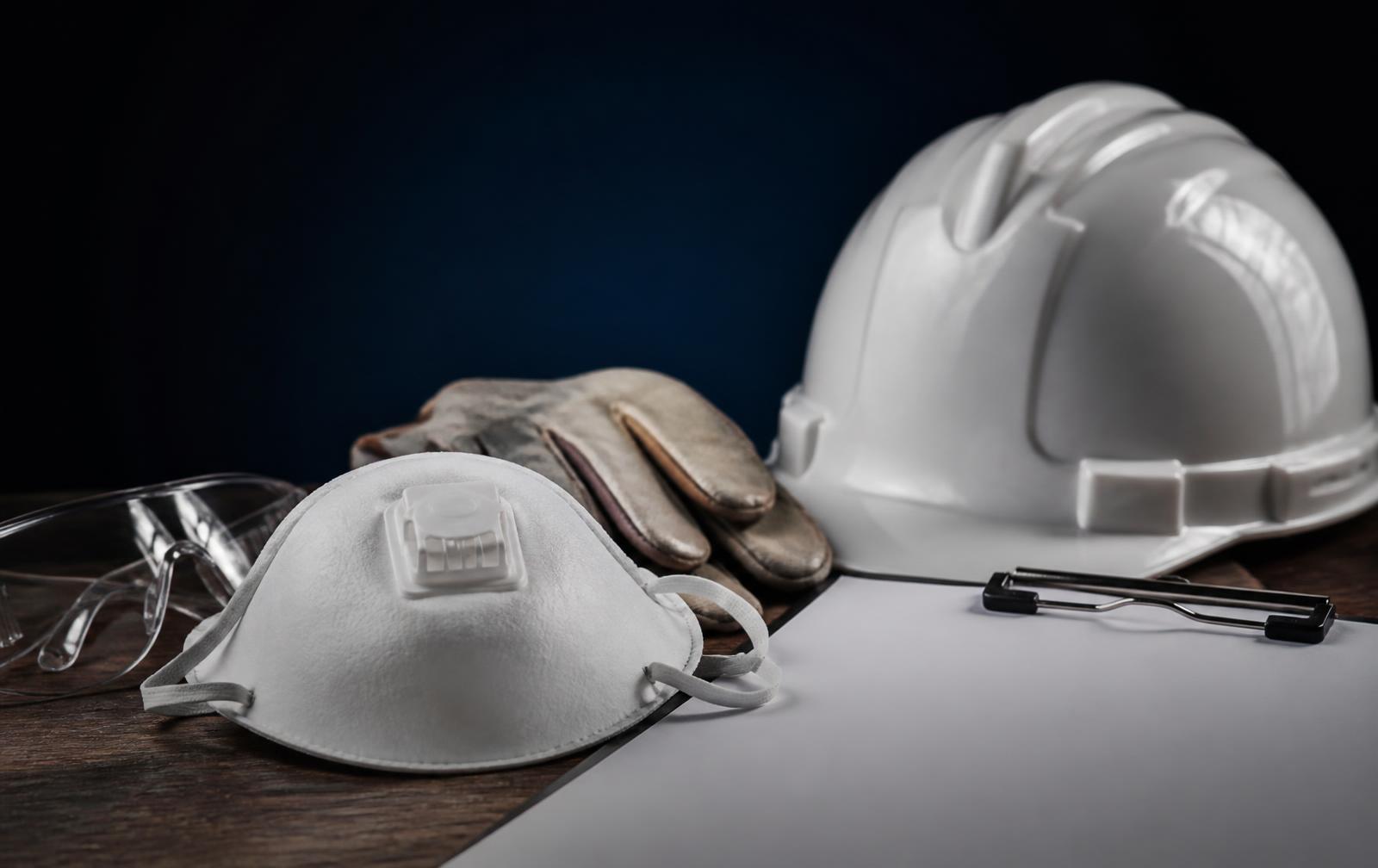 Veiligheidsmateriaal voor werken met asbest